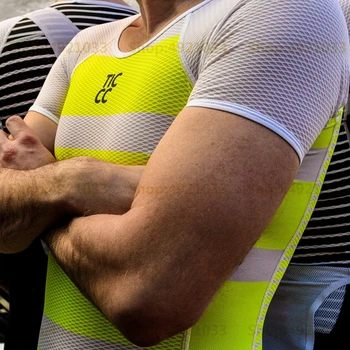 

TiCCC Men Sportswear Compression 2019 New Summer Tights Fitness Cycling Skin Base Layers Tops Short Sleeve outdoor riding shirt