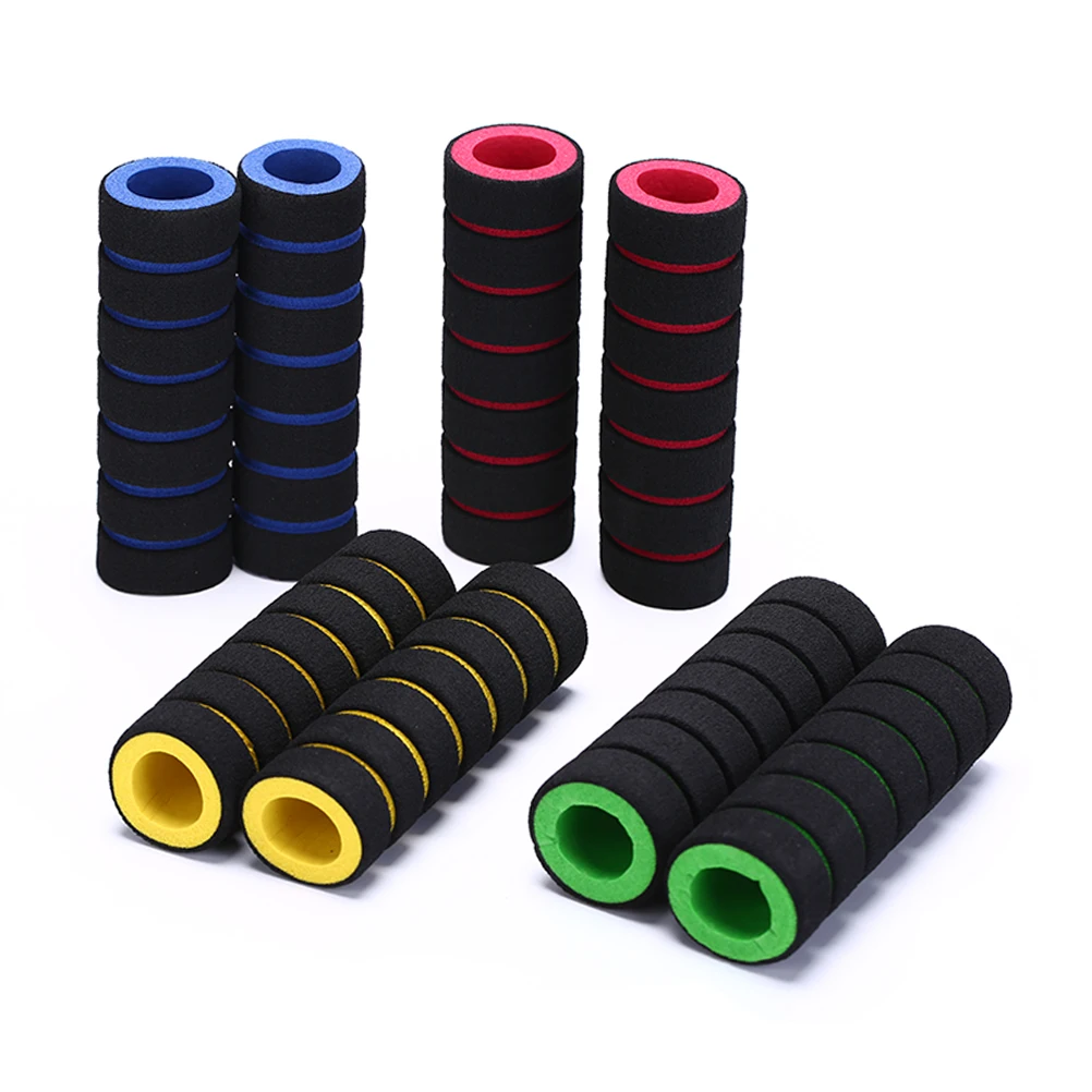 

1pair Bike Racing Bicycle Motorcycle Handle Bar Foam Sponge Grip Cover Non-slip Handbar Grips Brake Cover Set