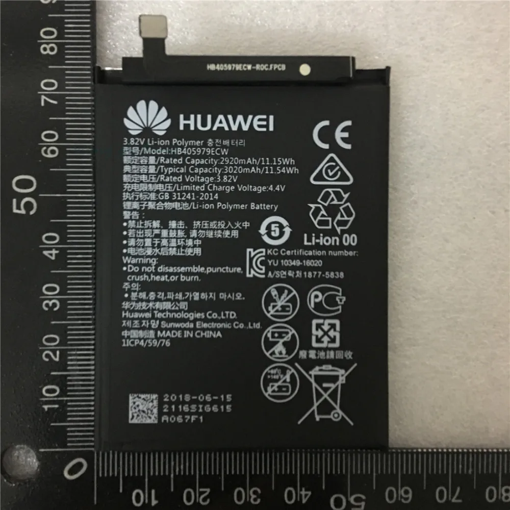 HB405979ECW Батарея для huawei Nova CAZ-AL10 CAZ-TL00 наслаждаться 6 S Honor 6c Y6 PRO Y5 p9 lite мини аккумулятор 3020 mAh