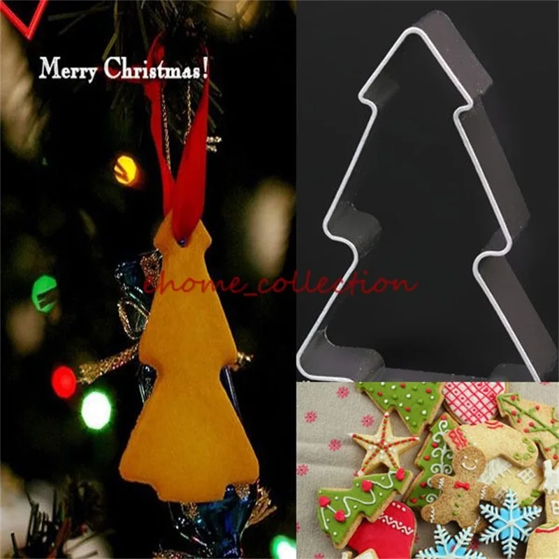 1 шт Рождественская тема мульти стильная силиконовая формочка в виде цветов форма для торта Рождественский Санта Клаус инструмент для мастики помадка сахарное ремесло бисквитный резак