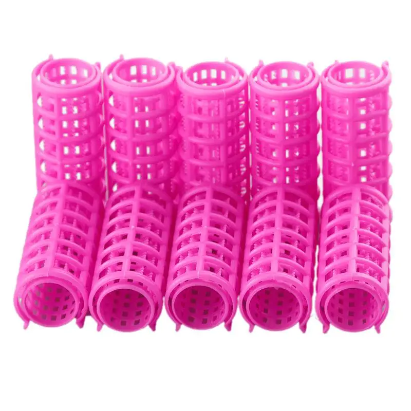 Buy Hair Rollers Spring Clips Double Layers Plastic