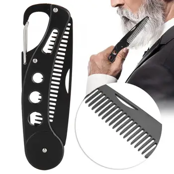 

Stainless Steel Beard Comb Folding for Men Beard Mustache Styling Comb Folding Comb Folding Beard Comb