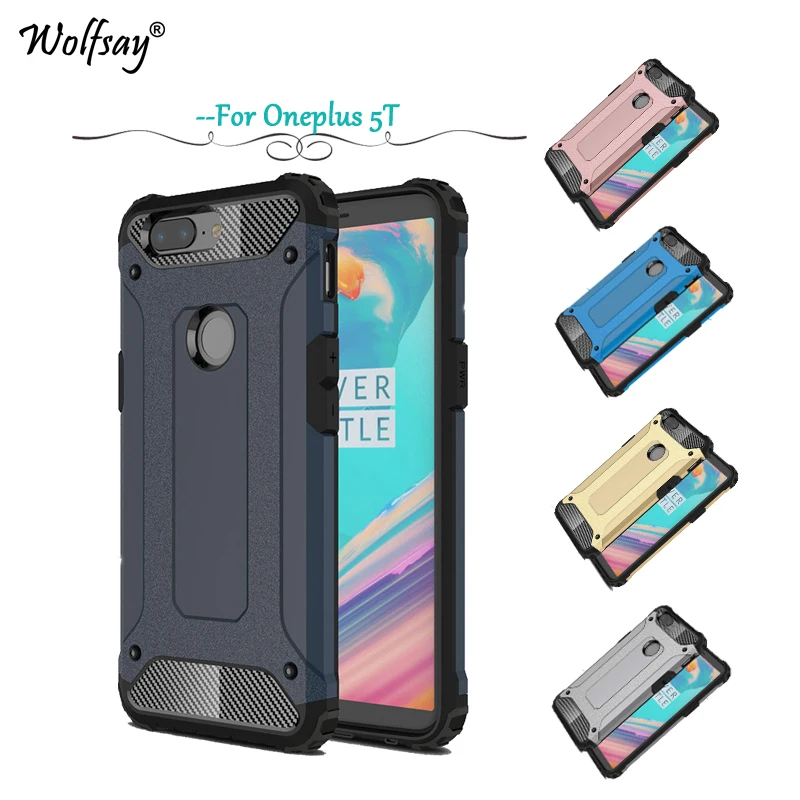 

For Oneplus 5T Case Shockproof Armor Rubber Hard PC Phone Case For Oneplus 5T Back Cover For One Plus 5T A5010 1+5T Shell Fundas