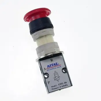 

G1/8" 3 Way 2 Position Emergency Stop Mechanical Pneumatic Valve x 1