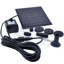 180L/H Solar Water Pump for Garden Pond Fountain Pool Water Pump Aquarium Fish Water Pump Fountain Watering System Garden Tool 180L/H Solar Water Pump for Garden Pond Fountain Pool Water Pump Aquarium Fish Water Pump Fountain Watering System Garden Tool