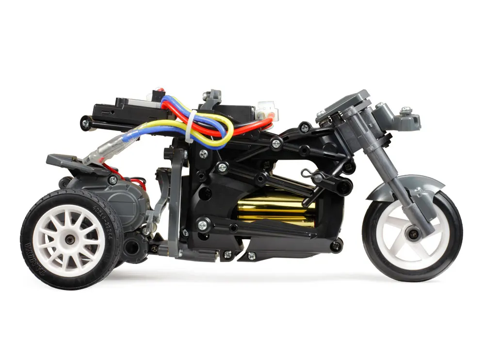 Радиоуправляемый мотороллер Tamiya для езды на мотоцикле с тройным колесом и