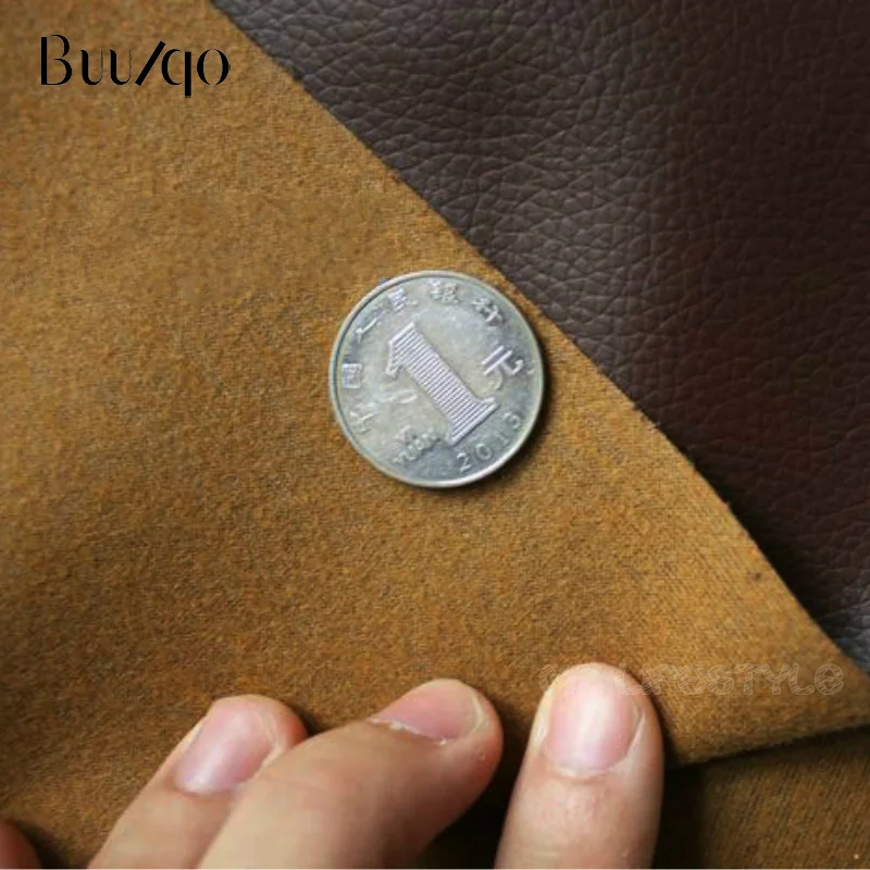 Buulqo New arrival 50x70cm Pu small embossed Slychee leather fabric Faux Leather Fabric for Sewing  - 32586478539