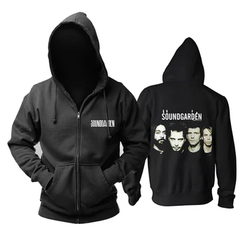 

Bloodhoof Soundgarden American Rock Bandblack zipper hoodie Asian Size