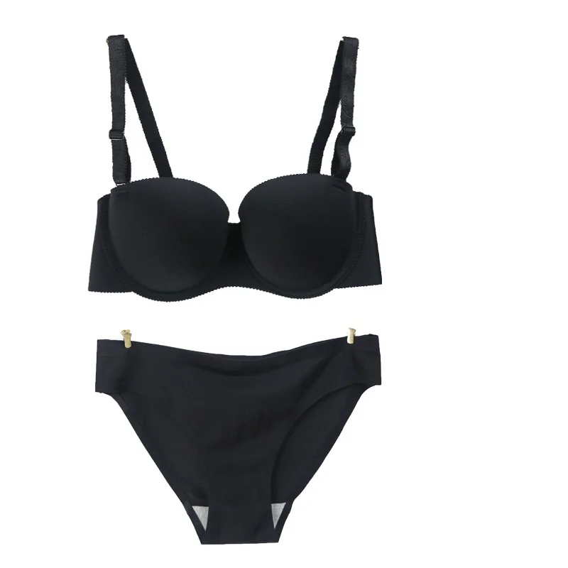 Cup A B Sexy Ladies Bra Set Solid Simple Seamless Style 2017 New Arrive High Quality Ladies Elegant Sexy Lingerie Cup A B Sexy Ladies Bra Set Solid Simple Seamless Style 2017 New Arrive High Quality Ladies Elegant Sexy Lingerie