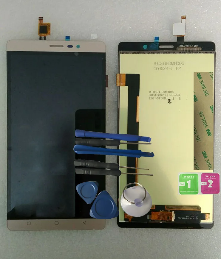 

RYKKZ For FPC-BT060HDMH006-V03 LCD Display With Touch Screen Digitizer Assembly Replacement With Tools