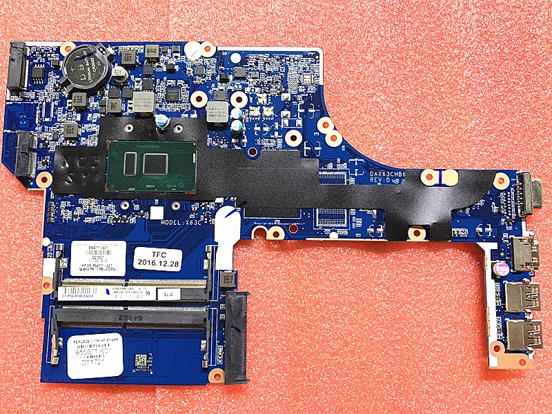 Для hp ProBook 450 G3 i3-6100U 15 4 ГБ/128 PC ноутбук материнской платы 855671-601 DAX63CMB6D1