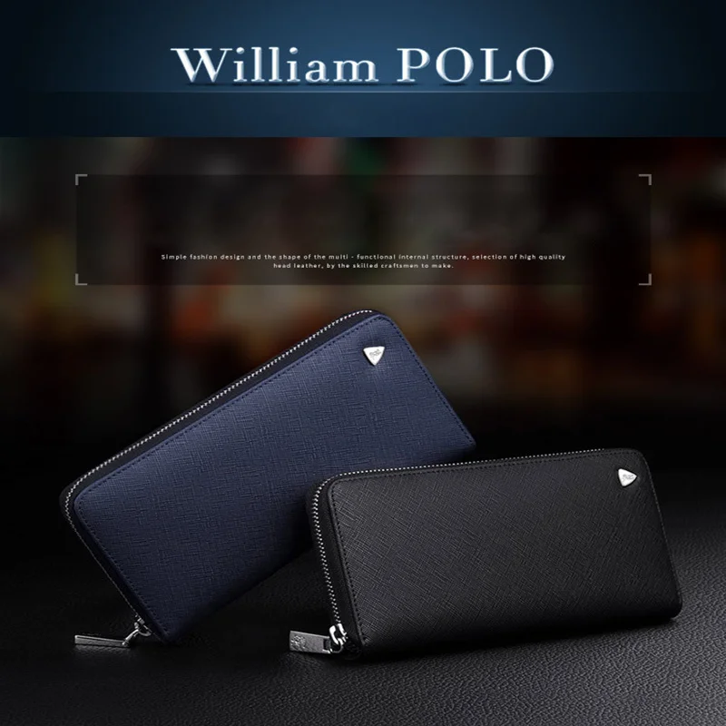 Модный кошелек WILLIAMPOLO pl119 для мужчин роскошный брендовый бумажник на