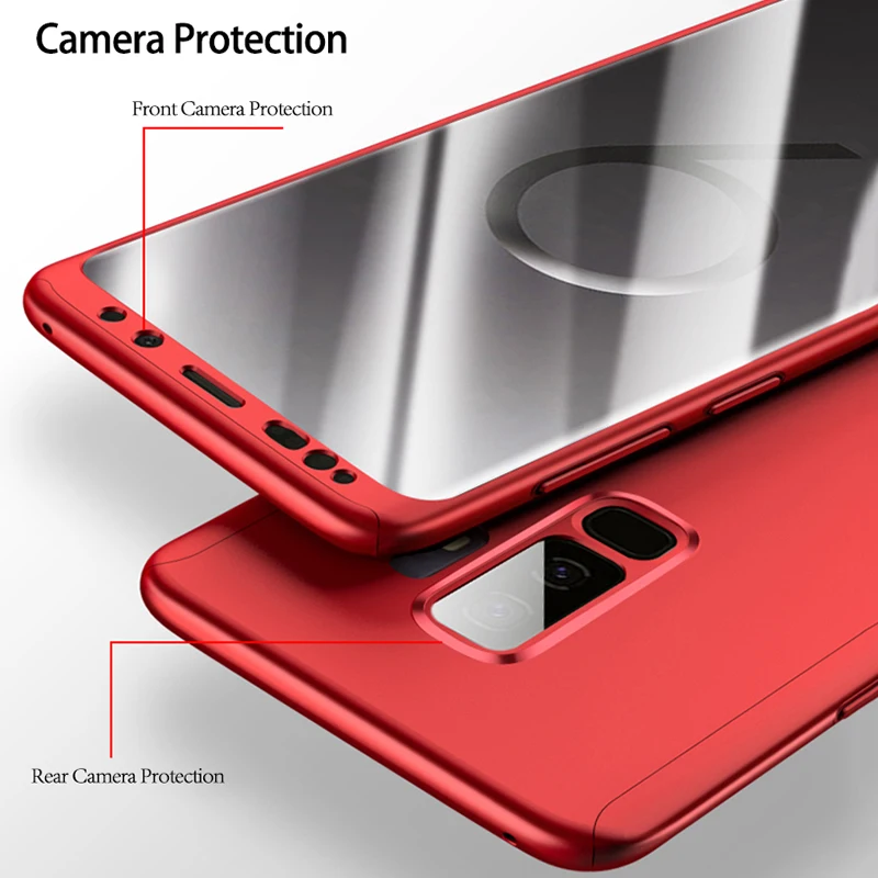 Роскошные Чехлы с полным покрытием на 360 градусов для телефонов Samsung Galaxy S20 S10 S9 S8