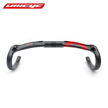 2016 Ullicyc carbon handlebar red color holes Internal handlebar Small resistancer steering-wheel bike accessories free ship