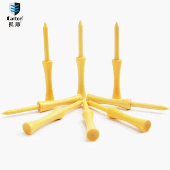 

Free shipping 100pcs/Pack 83mm wooden Limit golf tees Golf ball accessories wooden Tees