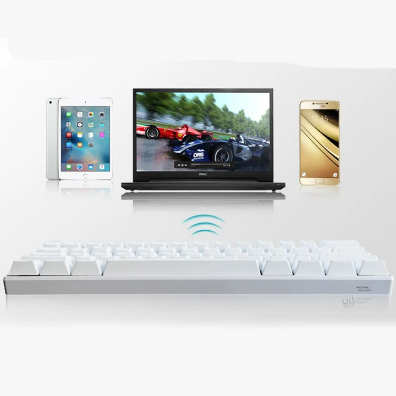 Механическая Bluetooth клавиатура для планшета телефона компьютера Mac с RGB