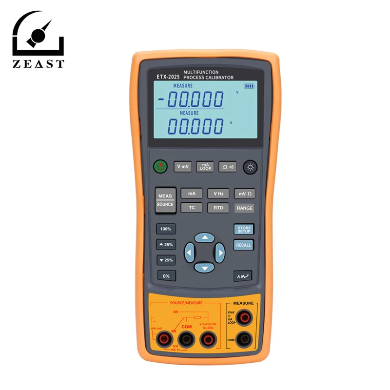 

ETX-1825 Multi-function Process Calibrator Multimeter with A Split-screen Display Support for PC Communication New