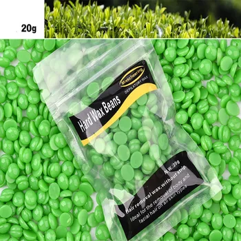 

New 1 Bag 20g No Strip Depilatory Hot Film Hard Wax Pellet Waxing Bikini Hair Removal Bean tea tree For