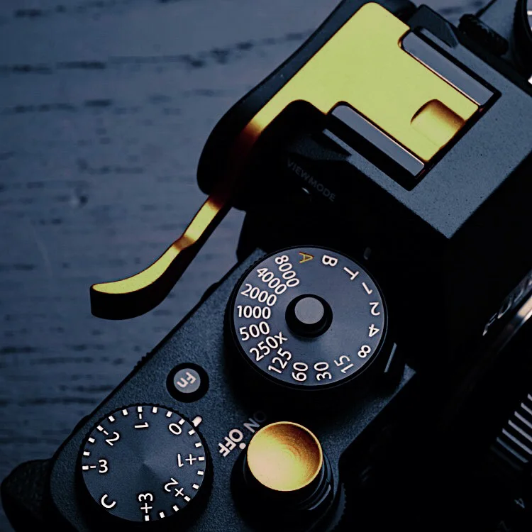 Золотая подставка для большого пальца чехол горячего башмака Fujifilm XT30 FUJI