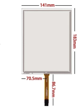 141*183 8 дюймов Сопротивление сенсорный экран с AT080TN52 v. 1 EJ080NA-05B 04C liquid crystal дисплей