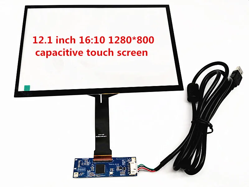 12,1 дюймов AA121TD02 1280*800 ЖК-экран+ HDMI/DVI/VGA/аудио ЖК-плата контроллера+ емкостный сенсорный экран USB Plug and play