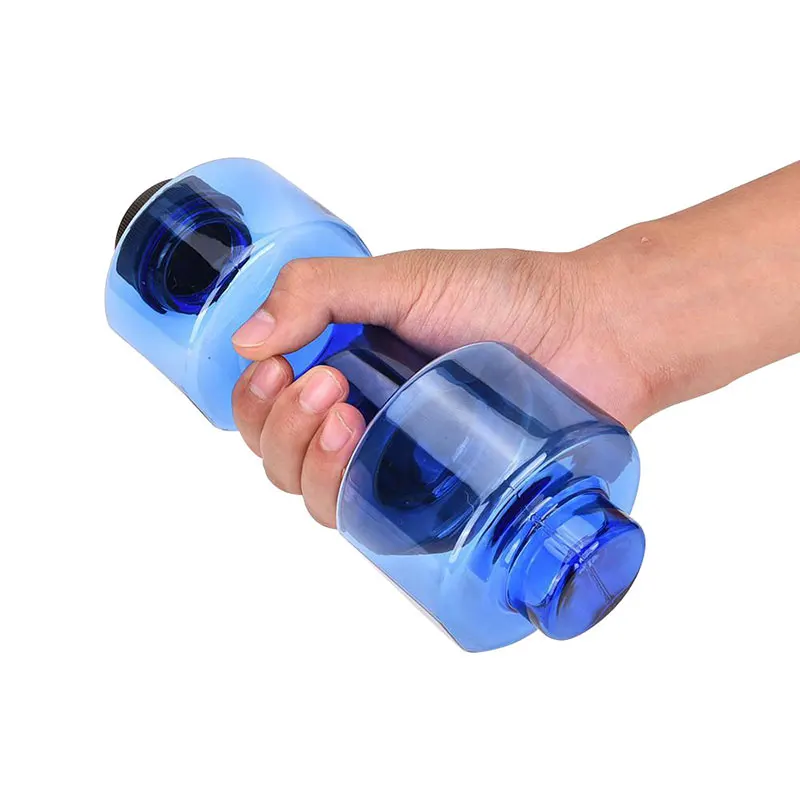 550ml Gym Creative Sports Kettle Plastic Water Bottle Dumbbells Water