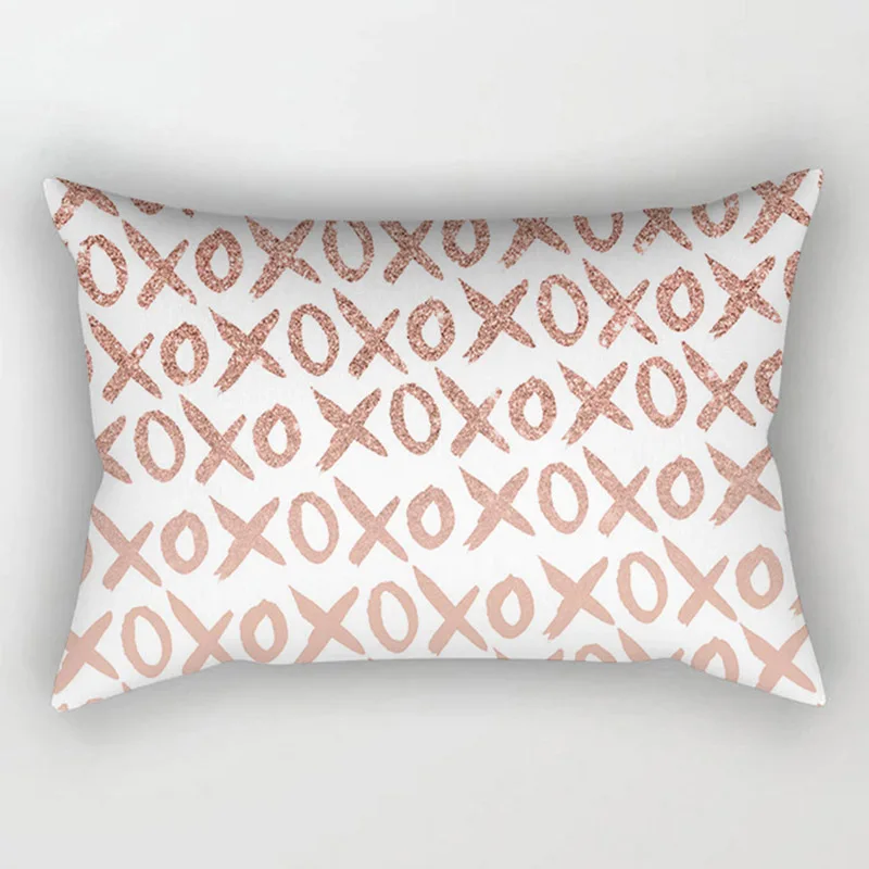 30x50 см Декоративные Чехлы для подушек высокого качества розовый Золотой Розовый домашний текстиль геометрический 1 шт. Лидер продаж - Цвет: 20