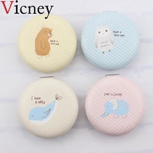 Vicney Mini makeup Compact Pocket Mirror cartoon Portable Two-side Folding Makeup Mirror Vintage Cosmetic Mirrors Vicney Mini makeup Compact Pocket Mirror cartoon Portable Two-side Folding Makeup Mirror Vintage Cosmetic Mirrors