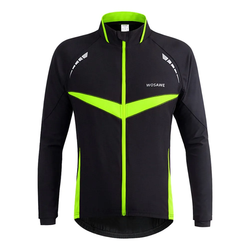 Thermal Cycling Jacket Winter Warm Up Bicycle Clothing Windproof