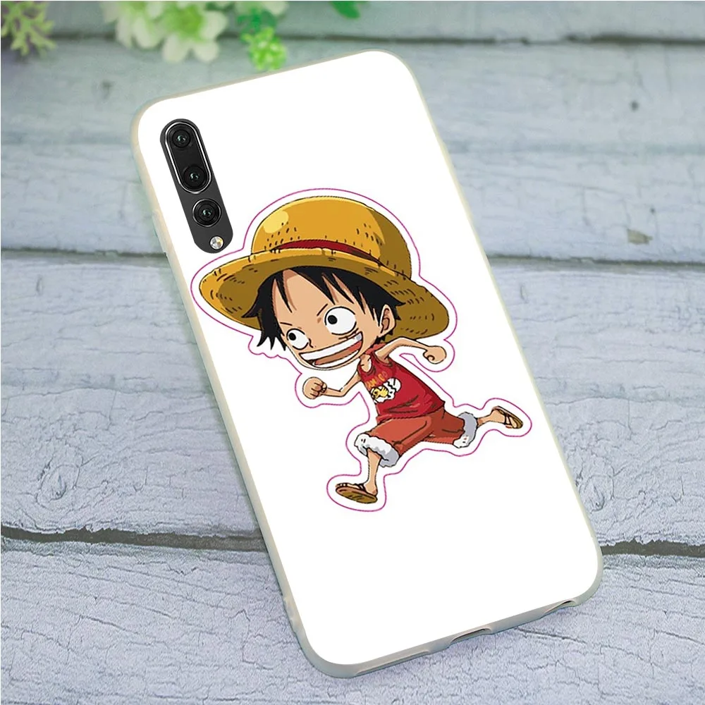 Мягкий ТПУ цветной чехол для телефона Huawei P20 Lite P10 P8 P9 Mini P Smart Mate 10 20 Pro Luffy |