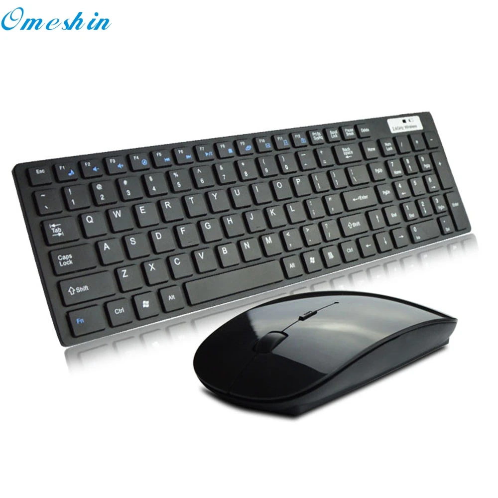 OMESHIN Simplestone Высокое качество ультра тонкий белый 2,4 г Беспроводная клавиатура и оптическая мышь 0222