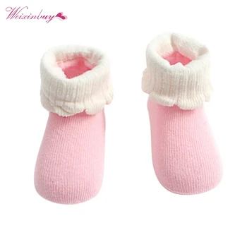 

Newborn Baby Socks Multi-Color Infant Baby Stitching Children Socks New Kids Comfort Sock