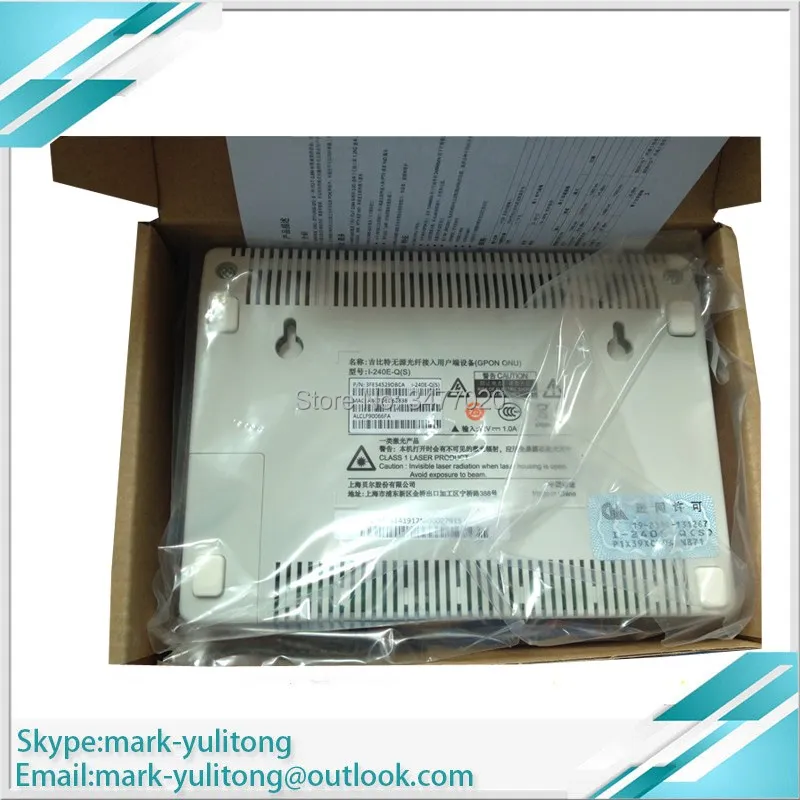 Alcatel Lucent Bell I 240E GPON ONU оптический сетевой терминал FTTH ONT с 4FE|Оптоволоконное