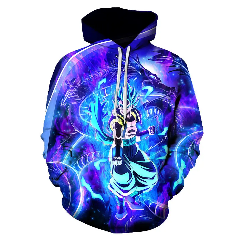 

Fashion Seven Dragon Ball Personality Dragon Ball Fury Z Dragon Ball Prince Pullovers 3D Digital Printed Pocket Pullovers