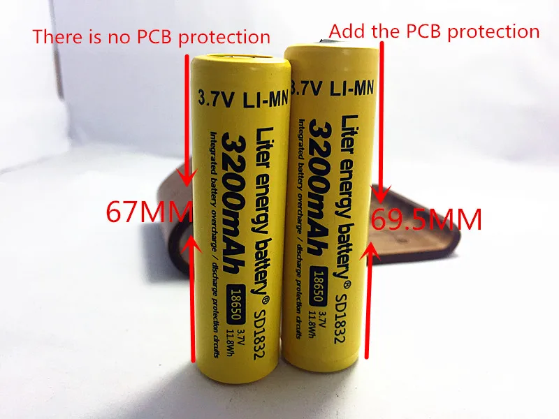 2 шт Ncr18650b 3,7 V 3200 Mah 18650 литиевая аккумуляторная батарея фонарик батареи