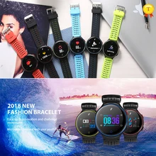 Браслет с цветным экраном 480 мА/ч, IP68 водонепроницаемый смарт-браслет, трекер сердечного ритма, измеритель артериального давления, фитнес-браслет
