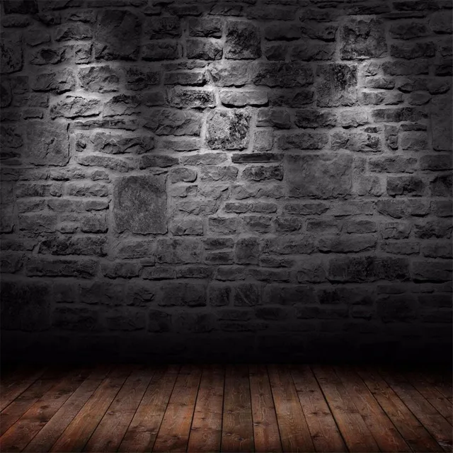 Black Brick Wall Backdrop Photography Baby Newborn Photoshoot Props