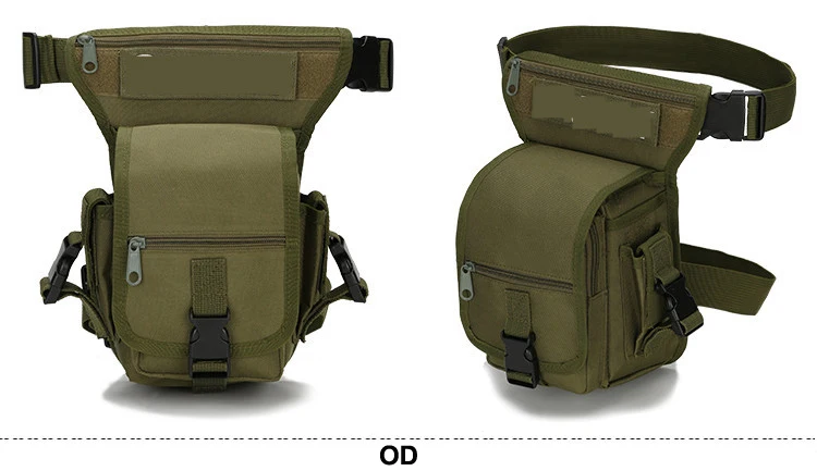 outdoor sports bag tactical airsoft hiking camouflage 1000D multi-function tactical belt leg bag for camping HT19-005 (19)