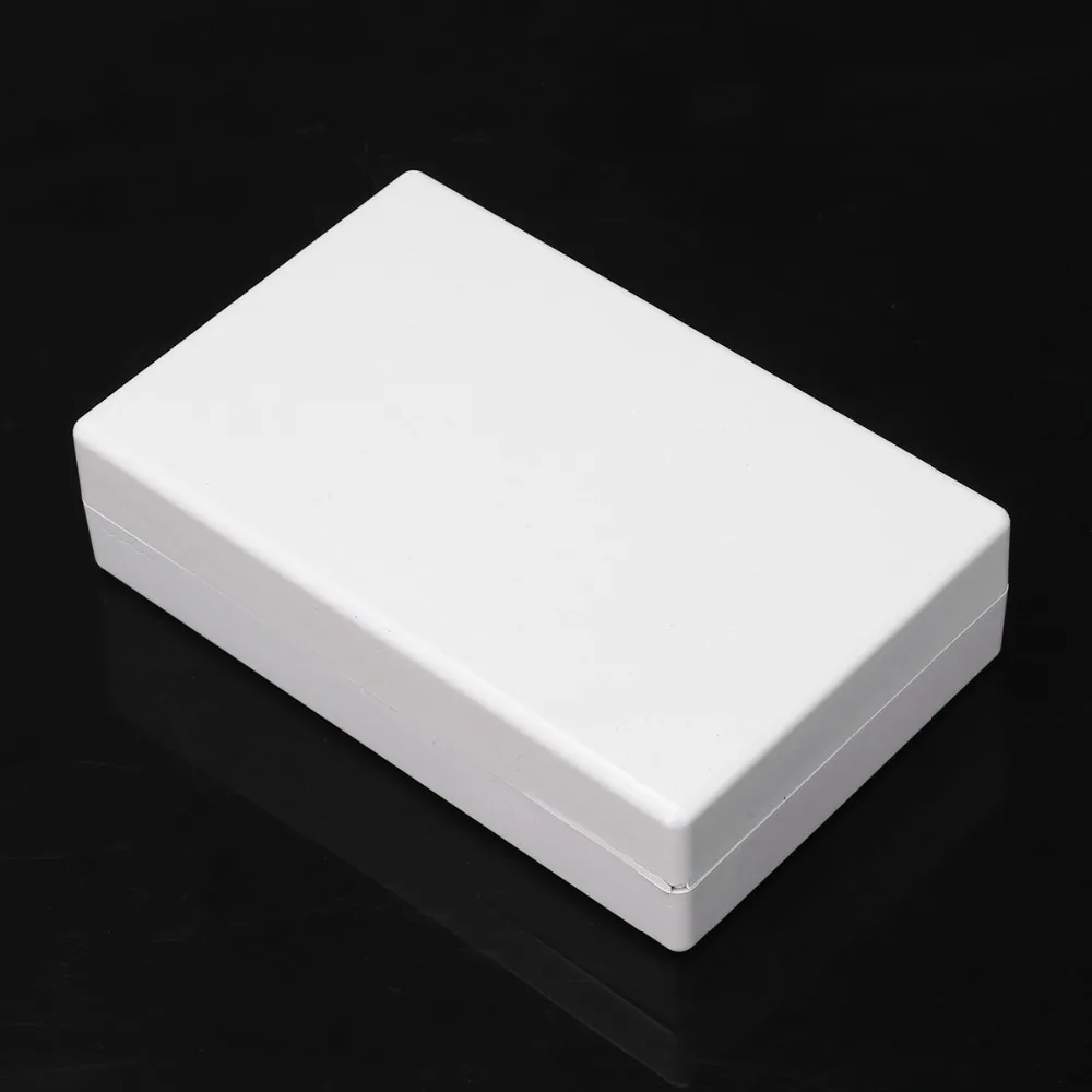 Белый чехол для электронного проекта, водонепроницаемая пластиковая крышка, корпус 125x80x32 мм для блоков питания