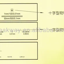 Многофункциональный микроскоп микрометр/платен микрометр/ломтик микрометр/объективный микрометр