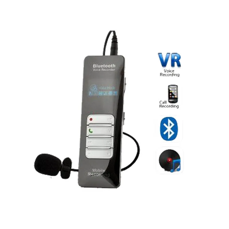 

Professional Wireless Bluetooth Digital Voice Activated Recorder 8GB Telephone Cell Recorder Recording Support 24 Languages