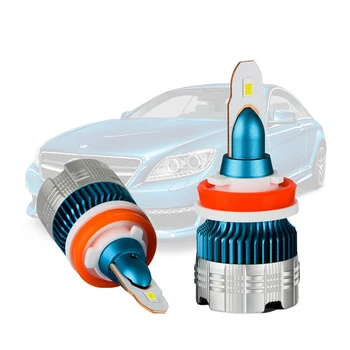 

New Arrival 2Pcs Car LED Headlight Bulbs 6000K 6000LM Super Bright H1 H3 H4/9012 H7 H8/H9/H11 9005 9006 880/881 Auto Head Lights