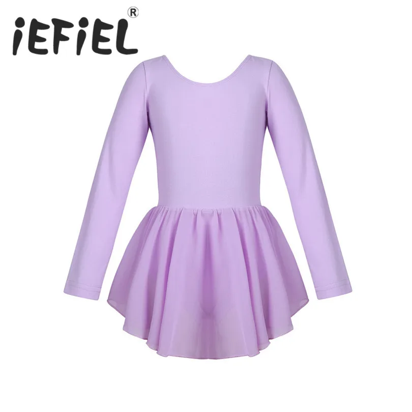 

iEFiEL Kid Girls Children Princess Tutu Ballet Dancing Performance Dress Leotard Dancewear Gymnastics Exercise Dance Class Dress
