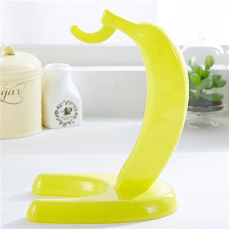 Желтый банан форма отображения банан Вешалка для фруктов свежесть хранения гостиной банан крюк держатель# B20