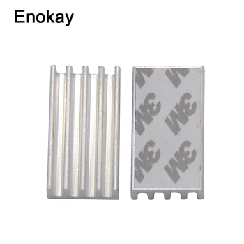 

Enokay 20 Pieces lot 20 x 20 x 10MM Chipset RAM Heatsink Cooling Heat Sink