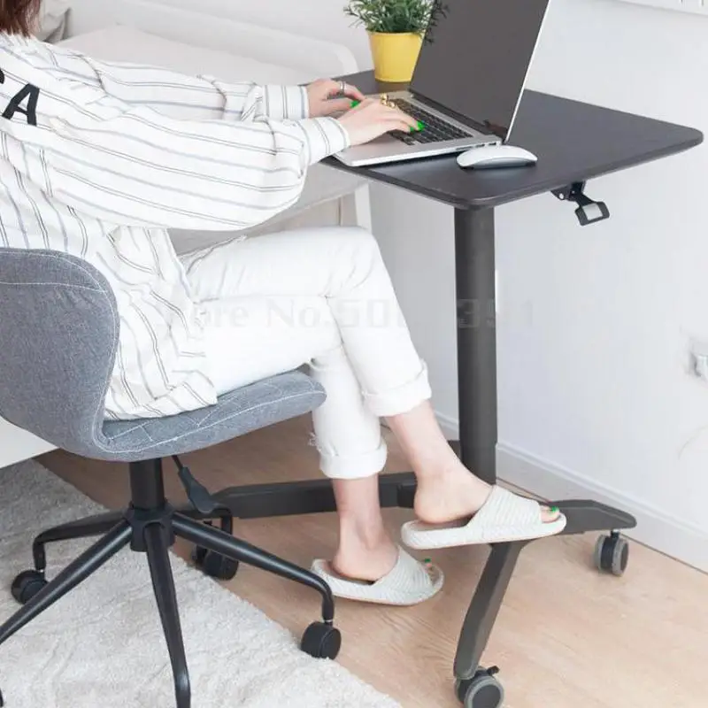 

Lifting computer desk sitting stand desk mobile conference table podium bedside table