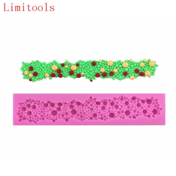 

New Design 3D Round Pearls Bubbles Mold Silicone Fondant Mould Cake Decor Chocolate Baking Molds 1pc