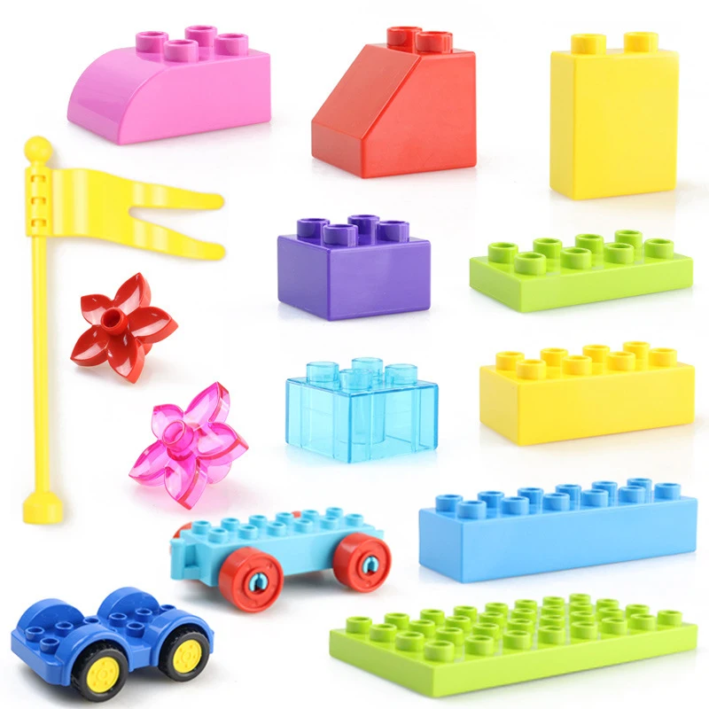 Mattoni da costruzione fai-da-te di grandi dimensioni accessori di  assemblaggio in plastica blocchi di costruzione giocattoli per bambini  regalo