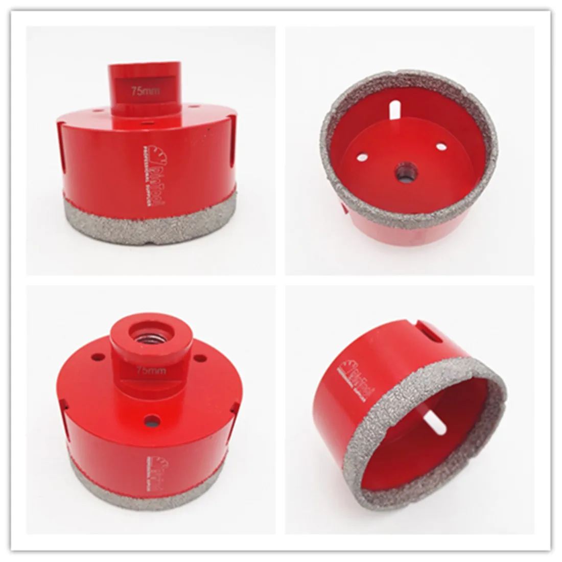 DIATOOL 1pc M14 Vacuum Brazed Diamond Drilling Core Bit Stone Drill Bit Diamond Drill Bit Diamond Hole Saw Drilling Bit Bell Saw