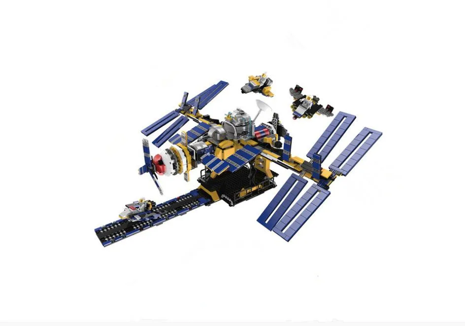 

New International Space Station Building Blocks Model Compatible with Legoings Education Toys Bricks Best Gift For children